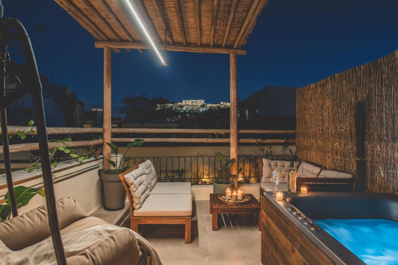 Appartement Luxury With Acropolis View Terrace And Jacuzzi - Living Stone Moonstone Athènes
