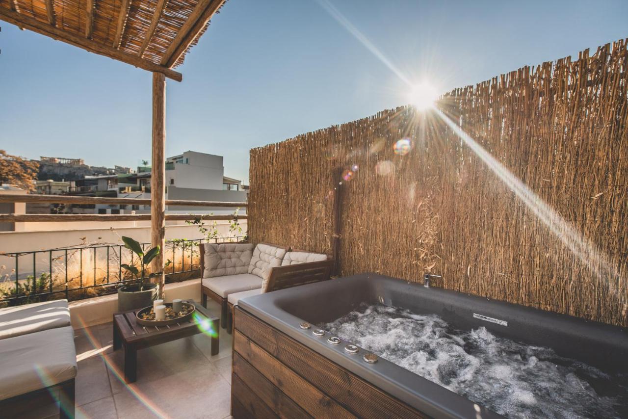 Luxury With Acropolis View Terrace And Jacuzzi - Living Stone Moonstone