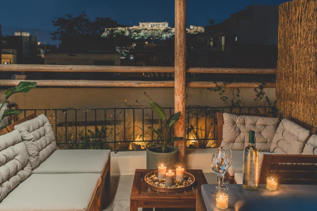 Luxury With Acropolis View Terrace And Jacuzzi - Living Stone Moonstone Athènes