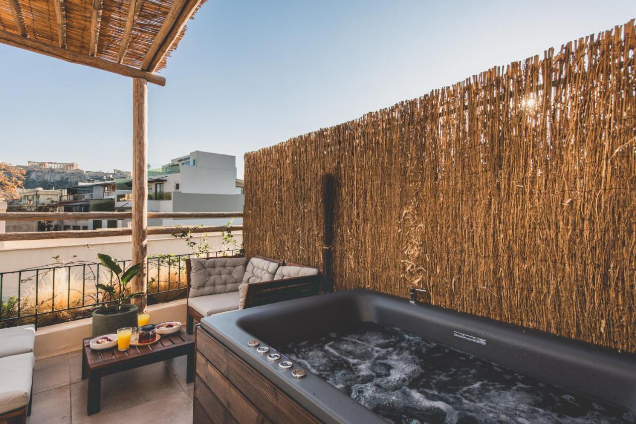 Luxury With Acropolis View Terrace And Jacuzzi - Living Stone Moonstone