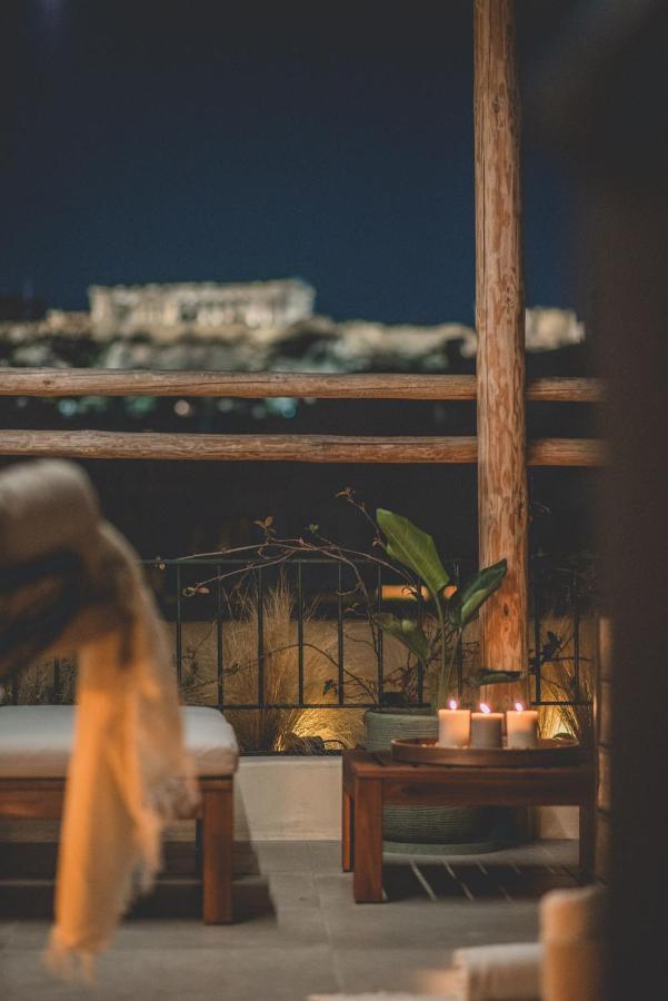 Appartement Luxury With Acropolis View Terrace And Jacuzzi - Living Stone Moonstone